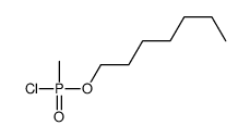 1-[chloro(methyl)phosphoryl]oxyheptane结构式