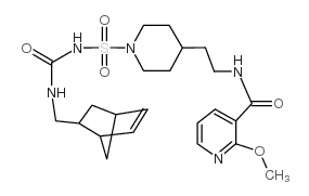 Gliamilide structure