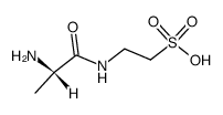 L-alanyltaurine结构式