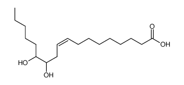 12,13-dihydroxy-9-octadecenoic acid Structure