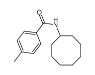 Benzamide, N-cyclooctyl-4-methyl- (9CI) structure