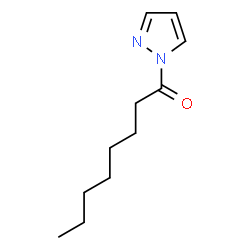 1H-Pyrazole,1-(1-oxooctyl)-(9CI)结构式