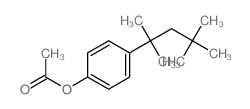 [4-(2,4,4-trimethylpentan-2-yl)phenyl] acetate Structure