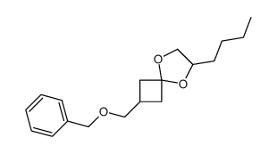 7-butyl-2-(phenylmethoxymethyl)-5,8-dioxaspiro[3.4]octane结构式