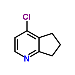 4-Chloro-6,7-dihydro-5H-cyclopenta[b]pyridine Structure