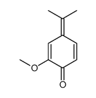 2-methoxy-4-propan-2-ylidenecyclohexa-2,5-dien-1-one Structure