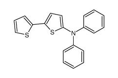 N,N-diphenyl-5-thiophen-2-ylthiophen-2-amine Structure