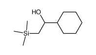 1-Cyclohexyl-2-(trimethylsilyl)ethanol结构式