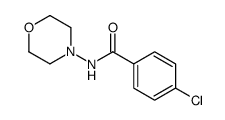 4-chloro-N-morpholin-4-ylbenzamide Structure