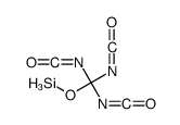 Triisocyanato(methoxy)silane结构式