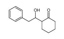 2-(1-Hydroxy-2-phenylethyl)-cyclohexanon结构式