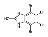 4,5,6,7-tetrabromo-1,3-dihydrobenzimidazol-2-one结构式