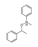 methyl(phenyl)((R)-1-phenylethoxy)silane结构式