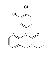 1-(3,4-dichloro-phenyl)-3-isopropyl-3,4-dihydro-1H-pyrido[2,3-d]pyrimidin-2-one Structure
