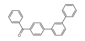 4-biphenyl-3-yl-benzophenone结构式