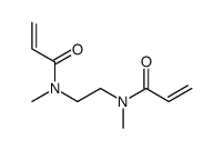 N-methyl-N-[2-[methyl(prop-2-enoyl)amino]ethyl]prop-2-enamide结构式