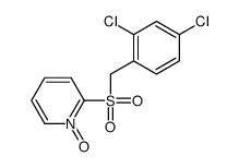 2-[(2,4-dichlorophenyl)methylsulfonyl]-1-oxidopyridin-1-ium Structure