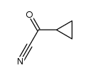 2-cyclopropyl-2-oxoethanenitrile Structure