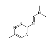 N,N-dimethyl-N'-(6-methyl-1,2,4-triazin-3-yl)methanimidamide结构式