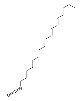 17-isocyanatoheptadeca-5,7,9-triene Structure