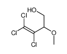 3,4,4-trichloro-2-methoxybut-3-en-1-ol结构式