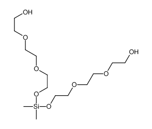 2-[2-[2-[2-[2-(2-hydroxyethoxy)ethoxy]ethoxy-dimethylsilyl]oxyethoxy]ethoxy]ethanol Structure