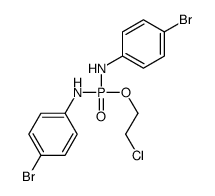 4-bromo-N-[(4-bromoanilino)-(2-chloroethoxy)phosphoryl]aniline Structure