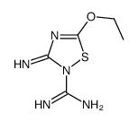 5-ethoxy-3-imino-1,2,4-thiadiazole-2-carboximidamide结构式