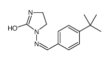 1-[(4-tert-butylphenyl)methylideneamino]imidazolidin-2-one Structure