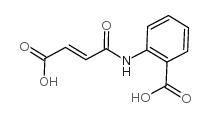 Benzoic acid,2-[[(2Z)-3-carboxy-1-oxo-2-propen-1-yl]amino]- structure