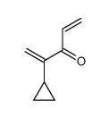 2-cyclopropylpenta-1,4-dien-3-one Structure