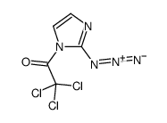 1-(2-azidoimidazol-1-yl)-2,2,2-trichloroethanone结构式