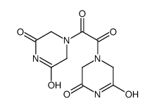 4-[2-(3,5-dioxopiperazin-1-yl)-2-oxoacetyl]piperazine-2,6-dione结构式