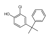 2-chloro-4-(2-phenylpropan-2-yl)phenol Structure