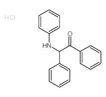 2-anilino-1,2-diphenyl-ethanone Structure