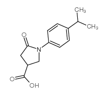 1-(4-Isopropylphenyl)-5-oxopyrrolidine-3-carboxylic acid Structure