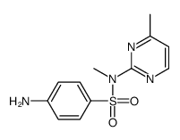 4-amino-N-methyl-N-(4-methylpyrimidin-2-yl)benzenesulfonamide Structure