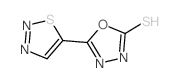 1,3,4-Oxadiazole-2(3H)-thione,5-(1,2,3-thiadiazol-5-yl)-结构式