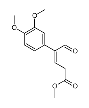 methyl 4-(3,4-dimethoxyphenyl)-5-oxopent-3-enoate Structure