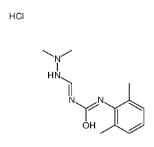 (1E)-1-[(2,2-dimethylhydrazinyl)methylidene]-3-(2,6-dimethylphenyl)urea,hydrochloride Structure