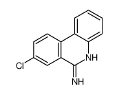 8-chlorophenanthridin-6-amine结构式