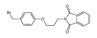 2-[3-[4-(bromomethyl)phenoxy]propyl]isoindole-1,3-dione Structure