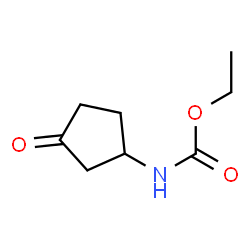 Carbamic acid,(3-oxocyclopentyl)-,ethyl ester (9CI) Structure