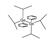 1,1,2,2-tetraisopropyl-1,2-diphenyldigermane Structure