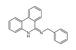 N-benzylphenanthridin-6-amine Structure