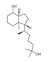 de-A,B-25-hydroxycholestan-8β-ol structure