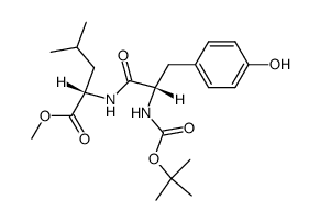 Boc-Tyr-Leu-OMe结构式