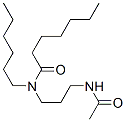 N-[3-(Acetylamino)propyl]-N-hexylheptanamide structure