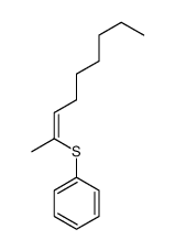 non-2-en-2-ylsulfanylbenzene结构式