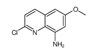 2-chloro-6-methoxyquinolin-8-amine structure